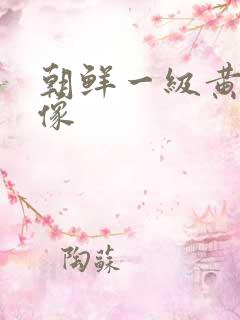 朝鲜一级黄色录像