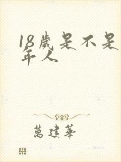 18岁是不是成年人