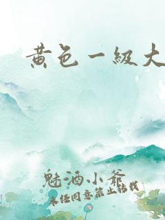 黄色一级大片a
