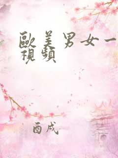 欧美男女一级片视频