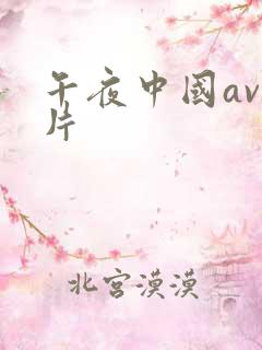 午夜中国av毛片