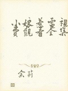 小娘惹电视剧免费观看全集高清