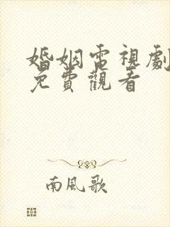 婚姻电视剧全集免费观看