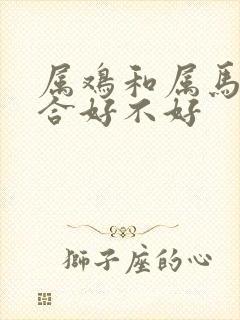 属鸡和属马的结合好不好