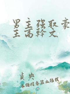 男主强取豪夺女主高干文