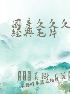 国产久久久久久经典毛片