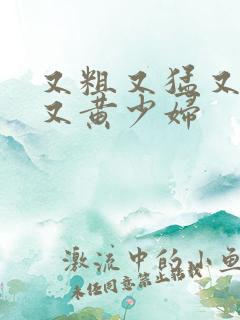 又粗又猛又大爽又黄少妇