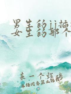 男生的jj插进女生的那个里