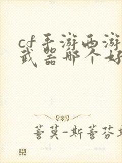 cf手游西游记武器哪个好