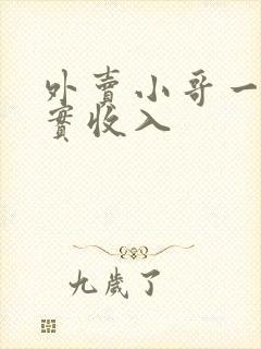 外卖小哥一月真实收入