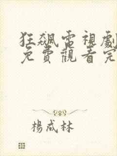 狂飙电视剧在线免费观看完整版高清