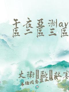 午夜亚洲av一区二区三区