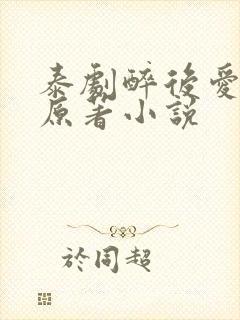 泰剧醉后爱上你原著小说