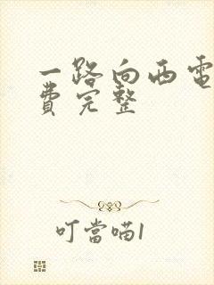 一路向西电影免费完整