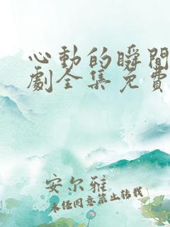 心动的瞬间电视剧全集免费观看