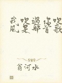 我吹过你吹过的风是哪首歌曲
