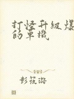 打怪升级爆装备的单机