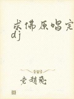 求佛原唱完整版dj