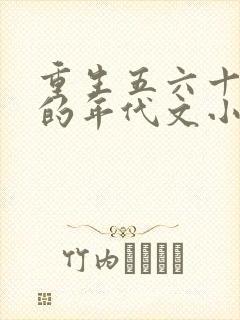 重生五六十年代的年代文小说