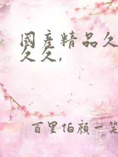 国产精品久久久久久,