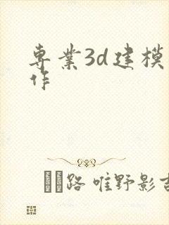 专业3d建模制作