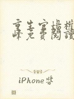 重生官场权力巅峰免费阅读