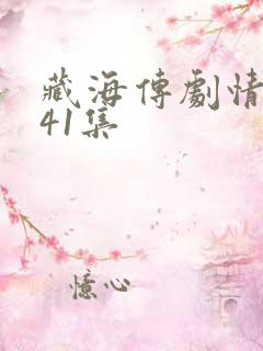 藏海传剧情讲解41集