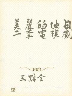 美丽的他日剧第二季电视剧免费观看