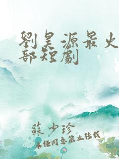 刘昊源最火的5部短剧