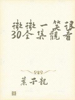 微微一笑很倾城30全集观看