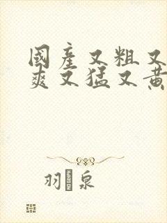 国产又粗又长又爽又猛又黄