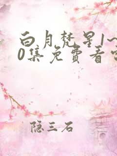 白月梵星1~40集免费看电视剧