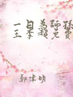一日为师孙敏何玉李超免费阅读
