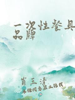 一次性餐具好的品牌