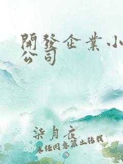 开发企业小程序公司