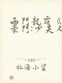 西门龙霆《拒嫁豪门:少夫人99次出逃》