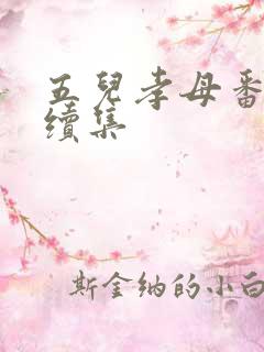五儿孝母番外篇续集