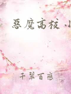 恶魔高校 小说