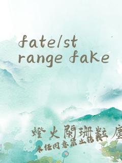 fate/strange fake