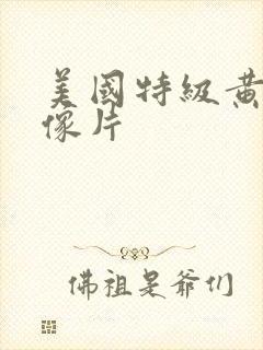 美国特级黄色录像片