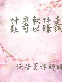 什么软件走路步数可以赚钱