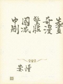 中国惊奇先生未删减版漫画