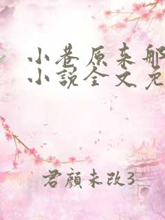 小巷原来那么长小说全文免费阅读