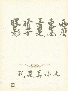 眼睛看东西是双影子是怎么回事