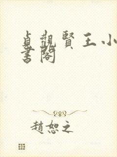 贞观贤王小说读书阁