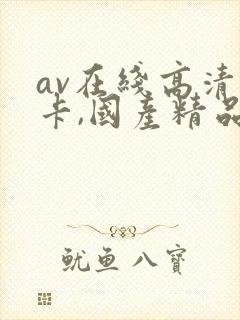 av在线高清不卡,国产精品