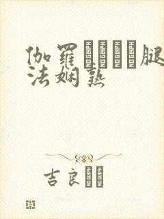 伽罗ちゃんが腿法娴熟