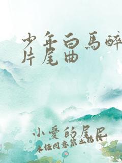 少年白马醉春风片尾曲