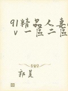 91精品人妻aⅴ一区二区