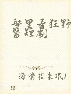 哪里看狂野小神医短剧